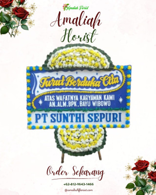 Papan Bunga Duka di Lempongsari